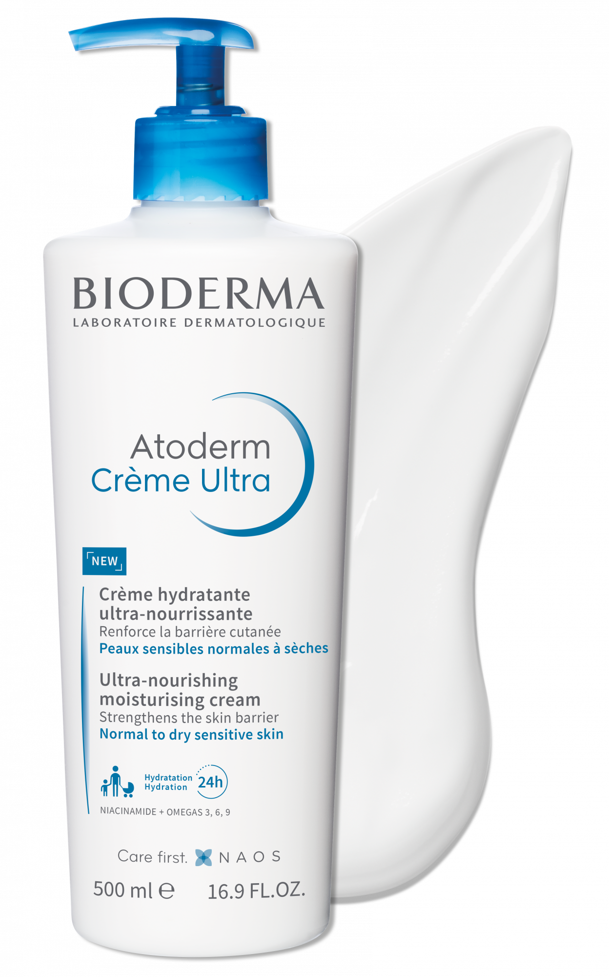 Crème hydratante ultra-nourrissante Atoderm Crème Ultra Bioderma - 400ml